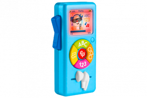 Baby Learning Toy Puppy&rsquo;s Music Player with Lights & Fine Motor Activities for Ages 6+ Months, Blue